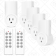 Etekcity Wireless Remote Control Electrical Outlet Switches - 5 pack | $21 | Use code XJLSAXUY